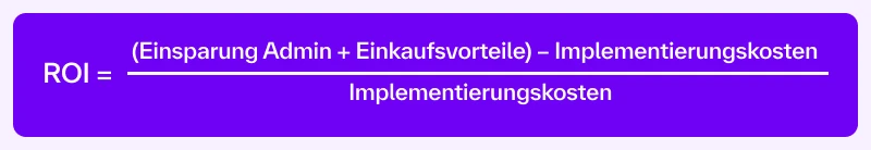 Formel zur Berechnung des Total Cost of Ownership