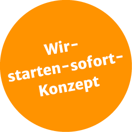 Wir starten sofort Konzept