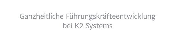 Ganzheitliche F hrungskr fteentwicklung bei K2 Systems